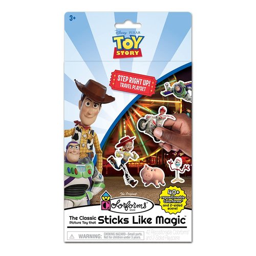 Colorforms Travel Set, Stickers for Kids – Toy Story Stickers, Arts and Crafts, Reusable Sticker Book, Kids Stickers, Toddler Crafts, Stickers for Boys, Girls, Arts & Crafts, Craft Supplies, Ages 3+