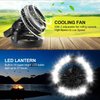 Odoland Portable LED Camping Lantern with Ceiling Fan - Hurricane Emergency