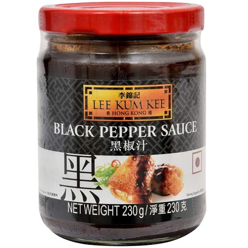 Lee Kum Kee Black Pepper Sauce, 8.1-Ounce Jars (Pack of 4)