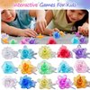 100 Pcs Fidget Spinning Top Acrylic Gems Spinner Toys,Pinata Goodie Bags Stuffers Party Favors Supplies Birthday Gifts for Kids Adults,Stress Relief Sensory Toys,Treasure Box Toys Classroom Prizes