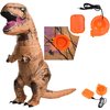Bnikion Mini Blower Fan for Dinosaur Costume Inflatable Game Clothing Suits Halloween Cosplay Party Supplies, Orange