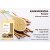 Herbs Botanica Organic Ashwagandha Root Powder Withania Somnifera Powder Ashwaganda Powder Ayurvedic Herbal Supplement Support and Strength 5.3 oz