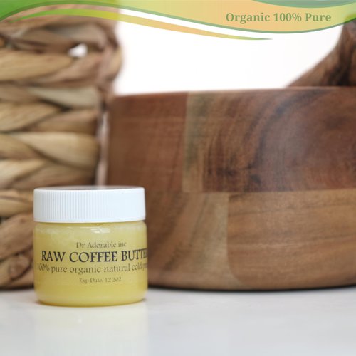 Dr Adorable - 1 oz - Coffee Bean Butter - Pure Natural Organic Anti Aging Moisturizer