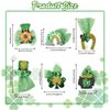 Redvigh St. Patrick's Day Hair Clips 6PCS, Irish Day Hair Clip Glitter Green Clover Hair Clip for St. Patrick's Day Party Girl Dress Up Photo Prop