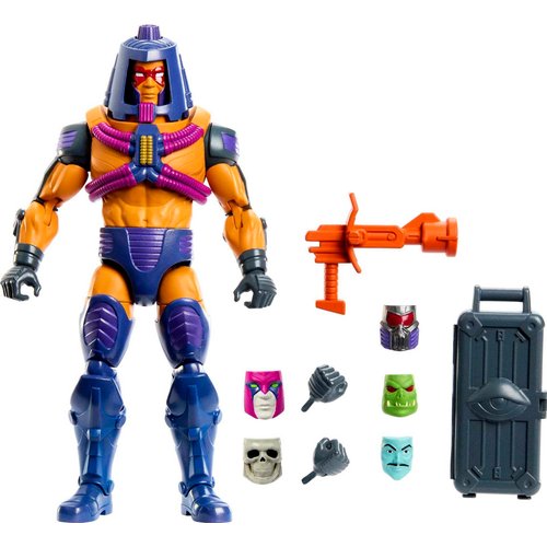 Masters of the Universe Masterverse Action Figure, Man-E-Faces Toy Collectible with Articulation & Accessories, 7 inch