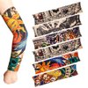 HOVEOX 18Pcs Tattoo Sleeves Temporary Tattoo Arm Sleeves Fake Tattoo Sleeves Temporary Tattoo Sleeves Arm Sleeves for Men Women