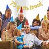 75 Years Loved Banner - Happy 75th Birthday/Wedding Anniversary Party Decorations-Gold