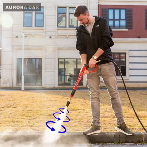 AURORA CAR Pressure Washer Tips Turbo Nozzle Pressure Washer 4000 PSI Max Rotating Pressure Washer Nozzle with 1/4'' Quick Connect for Cleaning Brick, Concrete, and Vinyl Surfaces，4.0 GPM 4.0 Orifice.