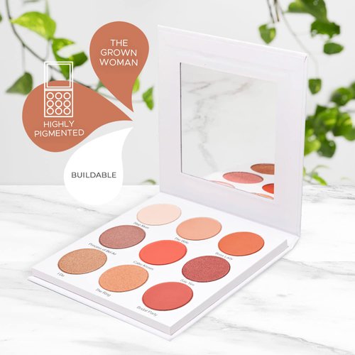GIVE THEM LALA Beauty Eyeshadow Palette | Highly Pigmented Long Lasting Blendable Natural Eye Shadow Make Up Colors | Cruelty Free Beauty Products By Lala Kent (The Grown Woman Palette)