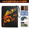 Basketball Cards Binder 400 Pockets, Trading Cards Holder Card Collectors Album,Trading Card Binder 4 Pocket with 50 Removable Sleeves for Basketball Card and Sports Card