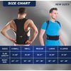 Fully Adjustable Magnetic Orthopedic Back Brace Posture Corrector For Men Women w Lumbar Support Belt -Shoulder, Neck, Upper Lower Back Pain Relief- Best Straightener Trainer Improves Upright Stance L