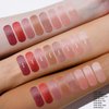 Oulac Nude Lipsticks for Women, Peach Matte Lip Stick, Full Coverage Lip Color, Satin Matte Finish, Cream Texture, Hydrating, Infused with Hyaluronic Acid, Vegan & Clean Beauty 4g SG02 Bodylicious