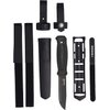 Morakniv Garberg Full Tang Fixed Blade Knife with Carbon Steel Blade, 4.3-Inch, MOLLE Multi Mount System, Black