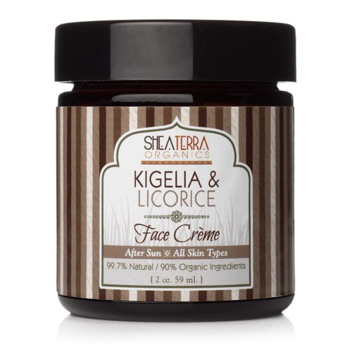 Shea Terra Kigelia Age Defense Collection - After-sun Face Crème | Natural, Anti-Aging Face Cream...