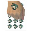 Crocodile Alligator Cute Temporary Tattoo Water Resistant Fake Body Art Set Collection - 54 1" Tattoos (1 Sheet)