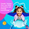 Goody Ouchless Hair Scrunchie - 3 Count, Purple Rainbow - Help Keep Hairs In Place - Hair Accessories