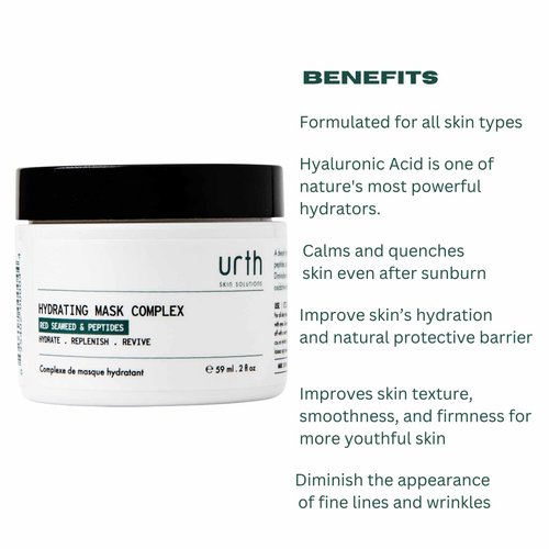 Urth Skin Solutions For Men Hydrating Mask Complex 2 ounces