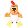 Easfan Chicken Hand Puppet Plush Animal Toy with Movable Mouth for Role Play Storytelling Preschool Teaching Birthday Gifts for Kids Boys Girls, 11''
