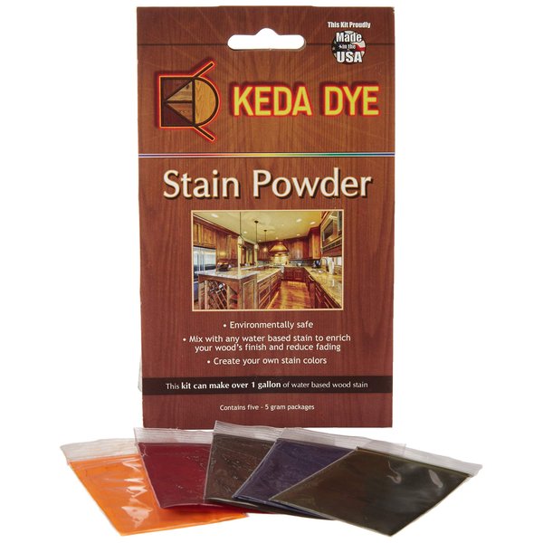 Wood Dye - Aniline Dye 5 Color Kit - Wood Stain Kit