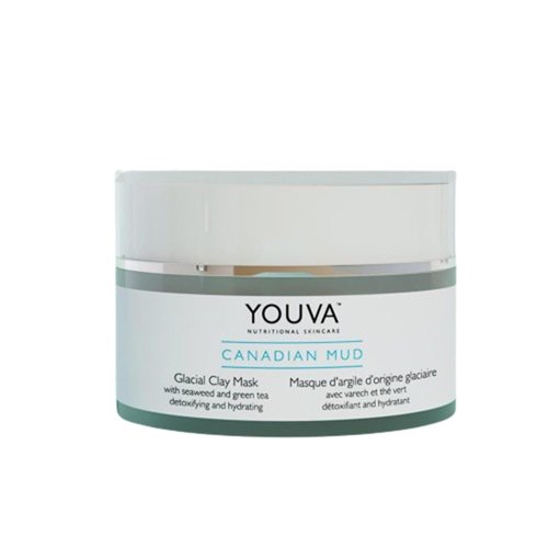YOUVA Glacial Mud Clay Mask for Brighter Skin | Purifying & Detoxifying Facial Mask with Green Tea, Glacial Clay & Seaweed | Hydrating Face Masks