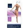 SIGVARIS Women's Sheer Fashion Closed Toe Calf Height - 15-20mmHg Weight Compression Hose - Lightweight & Breathable in Soft Stretch Fabric for Comfortable Everyday Wear - Black - B (Medium)