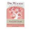 Dr. Woods Skin Exfoliating English Rose Bar Soap with Organic Shea Butter, 5.25 Ounce (Pack of 6)