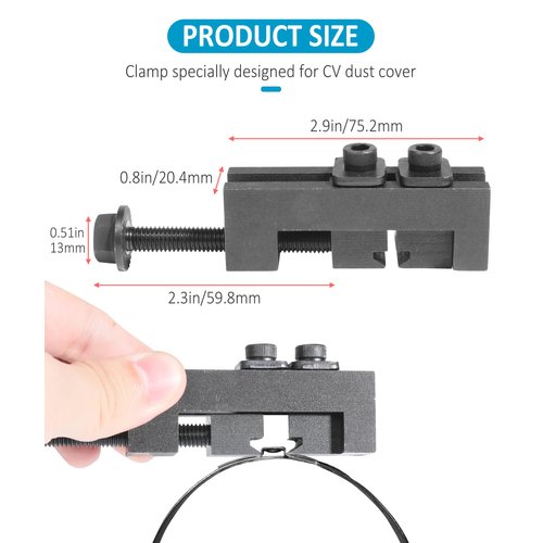 Zlirfy CV Boot Clamp Tool,CV Boot Clamp Pliers,CV Joint Boot Clamps Removal Tool,Car Accessories Drive Shaft Clamping Tool,Automotive CV Axle Boot Clamping Tool,Fits Most Car Models,OEM 09521-24010