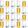 Cowboy Boot Shot Glasses - (Bulk Pack of 24) Mini Reusable and Disposable Clear Plastic Shot Glass Cups for Themed Birthday Parties Decorations and Cowboy Bachelorette Party Favors, Holds 1-Oz