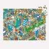 Galison Uncovering NYC – Hyesu Lee 1000 Piece Puzzle Featuring 50 Fun Items Hidden Within New York City Life