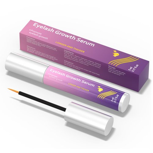Eyelash Serum,Premium Eyelash Growth Serum for Longer Thicker Fuller Lashes Lash Serum Non Irritating