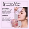 LUVUM Slow Aging Phyto Collagen Gel Mask 4+1 Pack - Collagen Hydrogel Mask - Hydrating Overnight Mask - Anti-Aging Formulat - Dark Spot & Tone Correction - Korean Skin Care