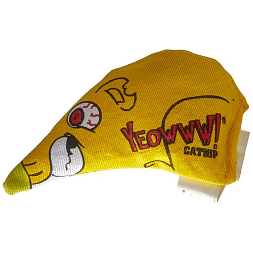 YEOWWW! Chubby Mouse Organic Catnip Cat Toy, 10 cm