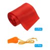 PATIKIL Finish Line Satin Ribbon 9.8ft x 2in, 3 Pack Polyester Fabric Tape with Whistle for Outdoor Athletics Sprint Running Race Sport