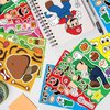 32Pcs Mario Make a Face Stickers, Cartoon Book Crafts for Kids, DIY Party Supplies Favors Your Own Mixed and Matched with Different Designs Characters Birthday Gifts Class Reward Decor