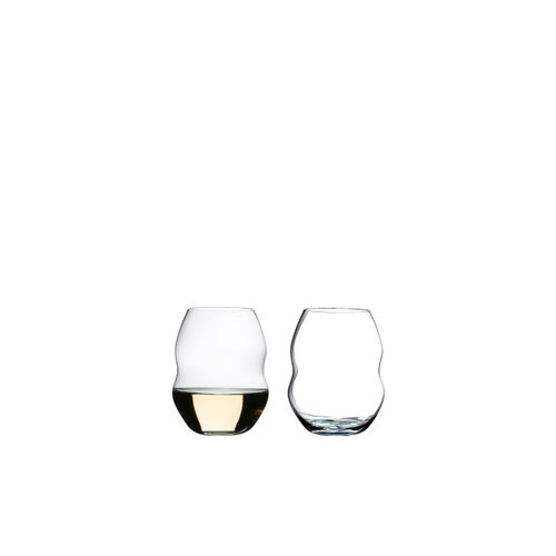 Riedel Swirl Wine Glass, 2 Count (Pack of 1), Clear