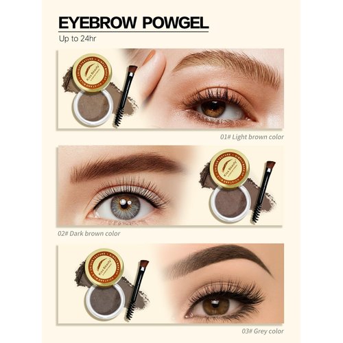 JOSURBEAUTY Eyebrow Powder - Define, Fill & Shape Brows with Precision