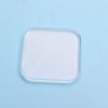 6Pcs Silicone Easy Fan Volume Lash Pads Blooming Lash Pallet Patches Square Eyelash Fan Holder Eyelash Extension Supplies for Easy Fan Volume Lashes Makeup Tools, Clear