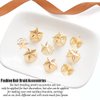 NAISKA 8PCS Gold Star Hair Clips Spiral Hair Pins Wedding Stars Hair Accessories Bridal Hair Decoration Braid Clips Hair Jewelry for Women(Gold)