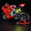 BRIKSMAX Led Lighting Kit for Ducati Panigale V4 R - Compatible with Lego 42107 Building Blocks Model- Not Include The Lego Set