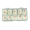 Yueton Pack of 500 Natural Color Full Cover UV Gel False Fake Nail Art TipsNail Tips DIY Design+ Box