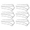 Lurrose 6pcs Antique Hair Pins Fork Hairpin Barrettes DIY Handmade Hair Clips Ancient Headwear for Women Lady Hair Jewelry Silver
