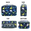 Kulle Lunch Box Kids,Insulated Lunch Box for Boys and Girls,Washable Lunch Bag and Reusable Toddler Lunch Boxes for Daycare and School Shark Camo Space Astronaut（Dinosaur Planet）
