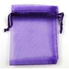 Ximkee Organza Wedding Party Favor Bags- Package of 100 (6"x9", Purple)