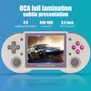 RG353PS Retro Linux OS Handheld Game Console 3.5'' IPS Screen RK3566 64bit Game Player with 128G TF Card Preload 4519 Classic Games Built in 3500mAh Battery Compatible with 5G WiFi and 4.2 Bluetooth