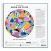 Galison Mina Hamada Luna de Flor 1000 Piece Round Puzzle from Galison - 1000 Piece Round Puzzle for Adults, Challenging Puzzle with Bold and Bright Art, Thick and Sturdy Pieces, Makes a Wonderful Gift