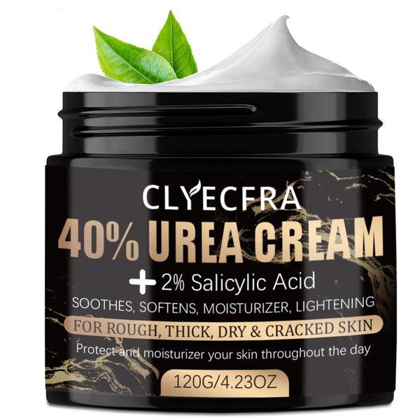 Urea Cream,Urea Cream 40 Percent for Feet+2% Salicylic Acid,Foot Lotion,Hand &Foot Cream for Dry,Cracked Heels&Feet,Helps to Moisturizer,Soften&Smoothes the Skin,Daily Skin Care Cream for Whole Body