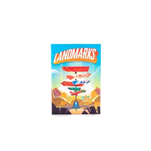 Landmarks | Cooperative Board Game for Adults and Kids | Fun Game for Family Game Night | Word Association Party Game | Ages 10 and up | 2-10 Players | Average Playtime 20 Minutes | By Floodgate Games