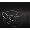 Computer Reading Glasses Blue Light Blocking Reader Gaming Screen Digital Eyeglasses Anti Glare Eye Strain Transparent Lens UV Light Weight for Women Men (Crystal Grey, 4.50)