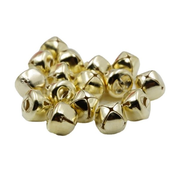 Jingle Bells, 1 Inch Craft Bells Bulk DIY Bells for Christmas Festival Decoration Home Decoration, 20pcs, Gold