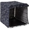Rocketman 30-inch Dog Crate Cover, Molly Mutt Medium Kennel Cover Measures 30” x 19” x 21”, Two Panel Doors Roll Up, Made from Machine-Washable 100% Cotton That is Durable, Breathable & Pre-Shrunk